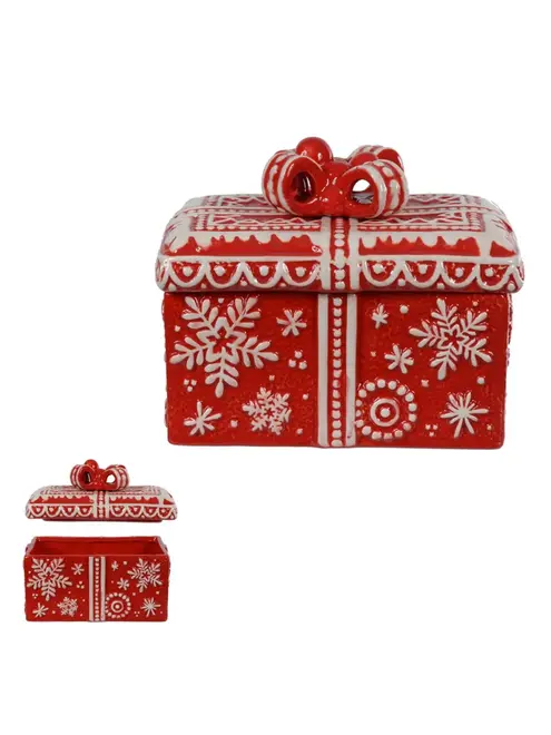 Caixa de Presente Decorativa Natal