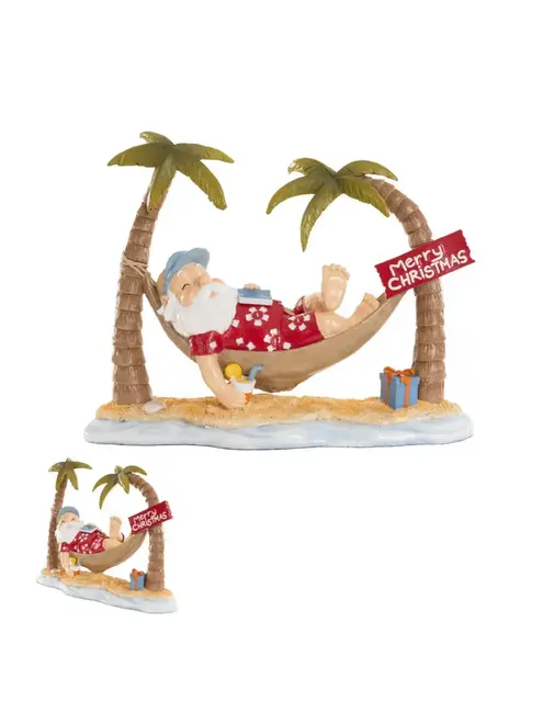 Papai Noel na Praia em Resina