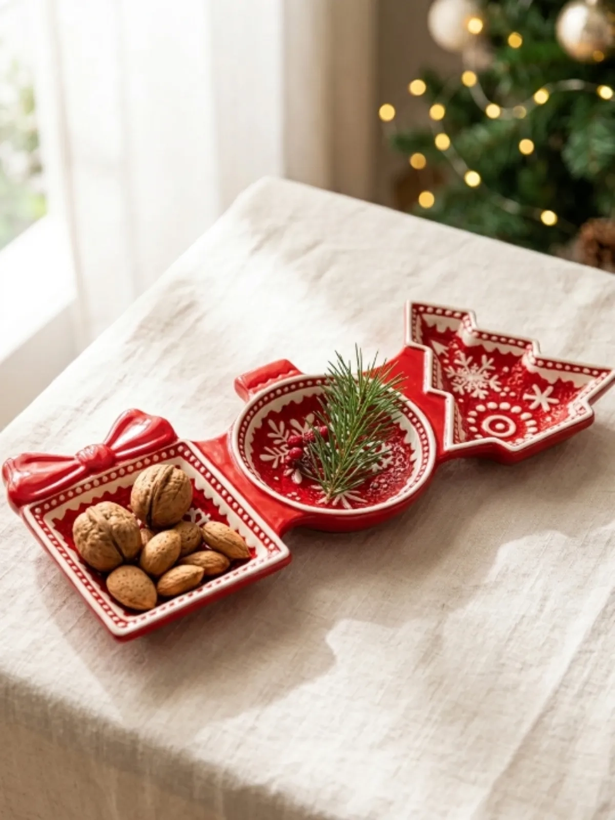Petisqueira Natal Vermelho