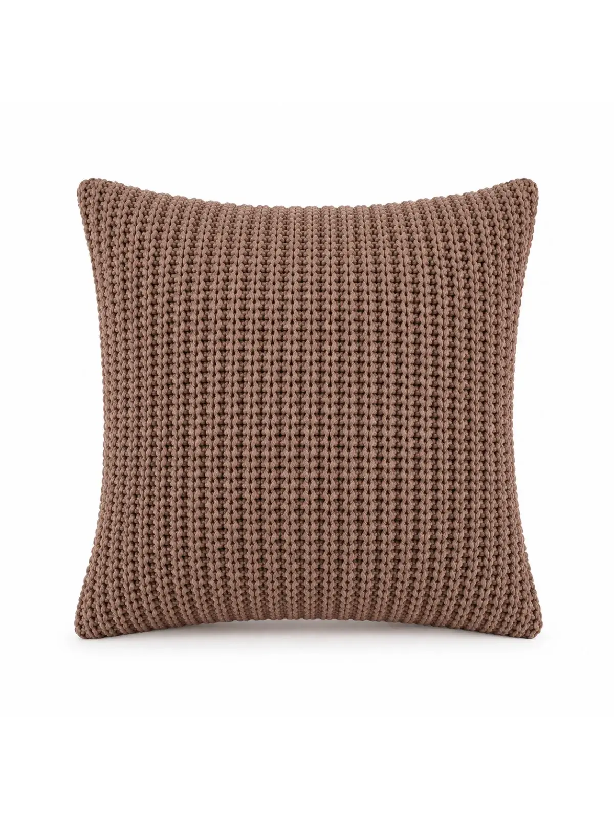 Kit 2 Almofadas e Peseira Big Tricot Bege