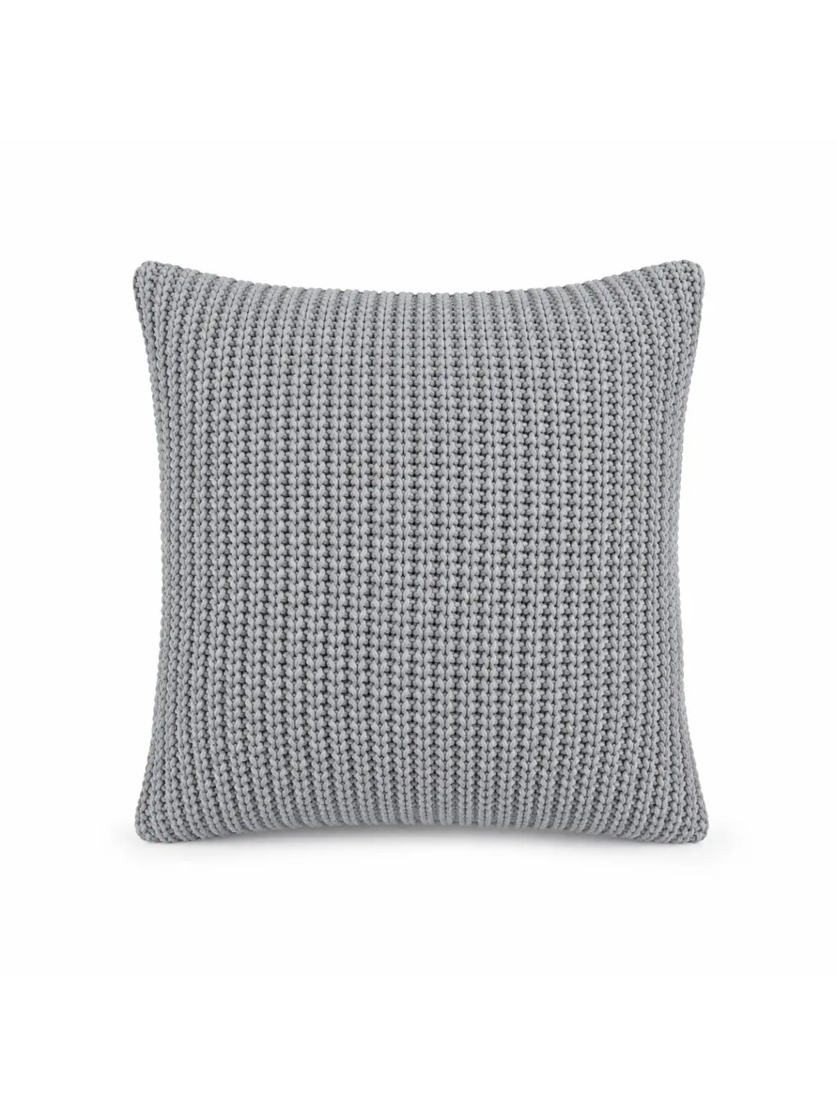Kit 2 Almofadas e Peseira Big Tricot Cinza