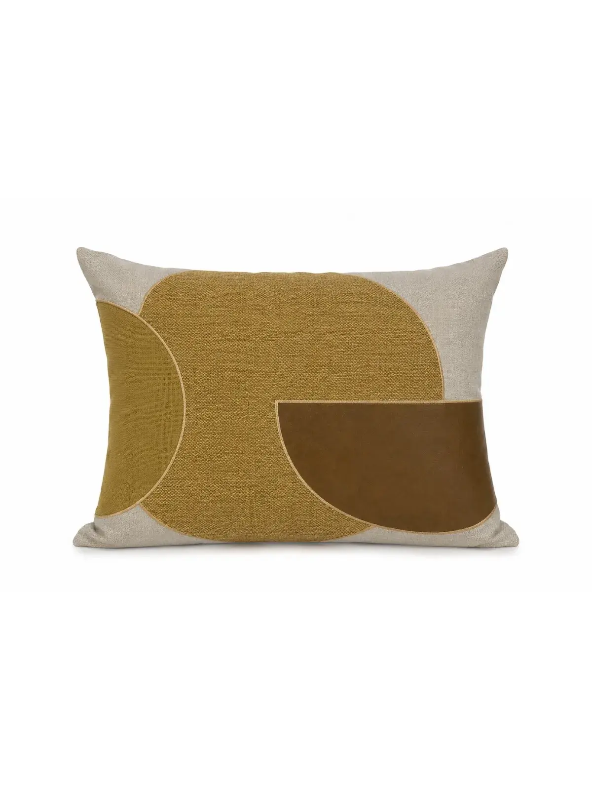 Almofada Mariana 04 em Linho Ocre 40 x 50cm