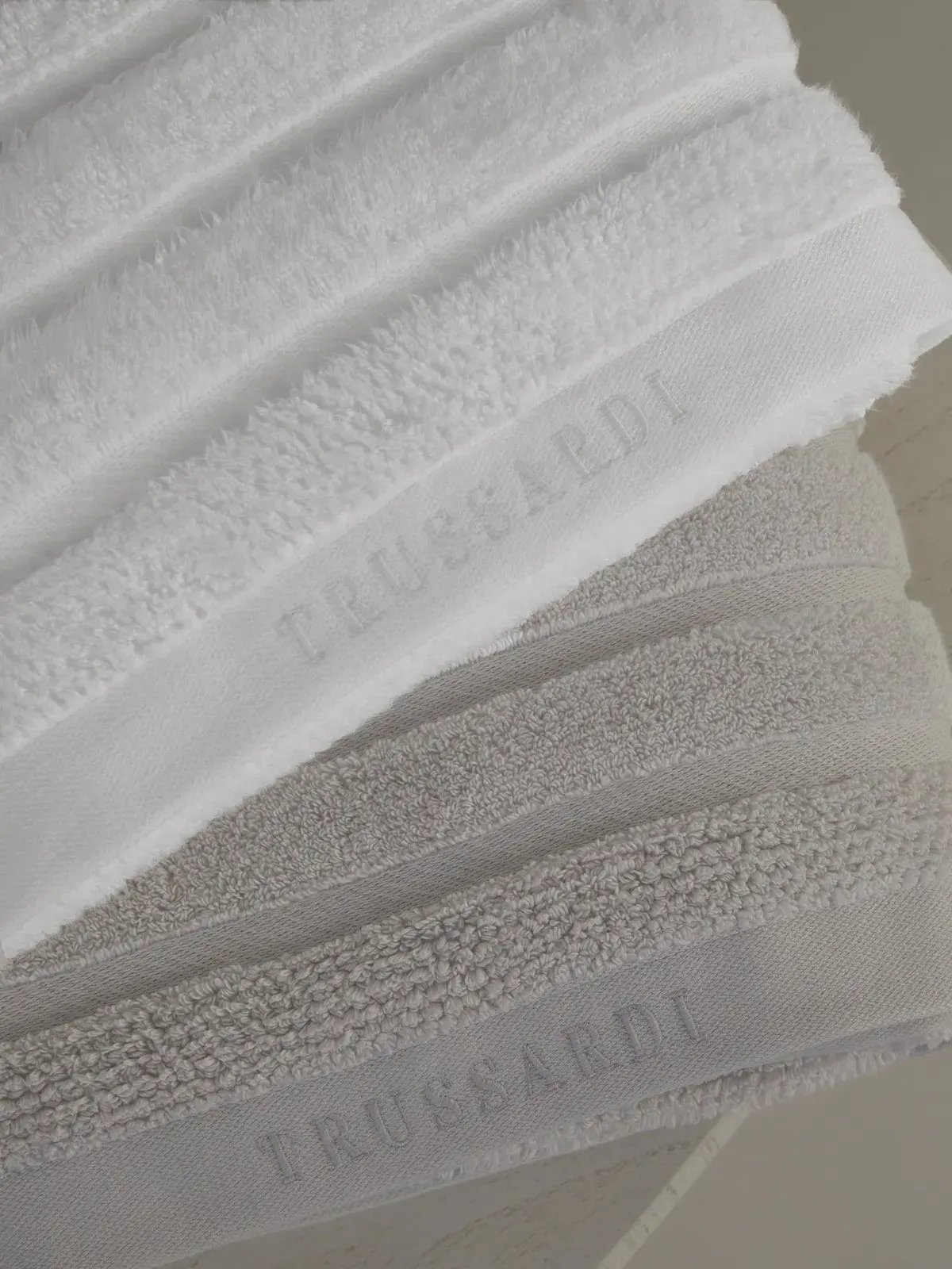 Toalha Trussardi 100% Algodão Massima nebbia
