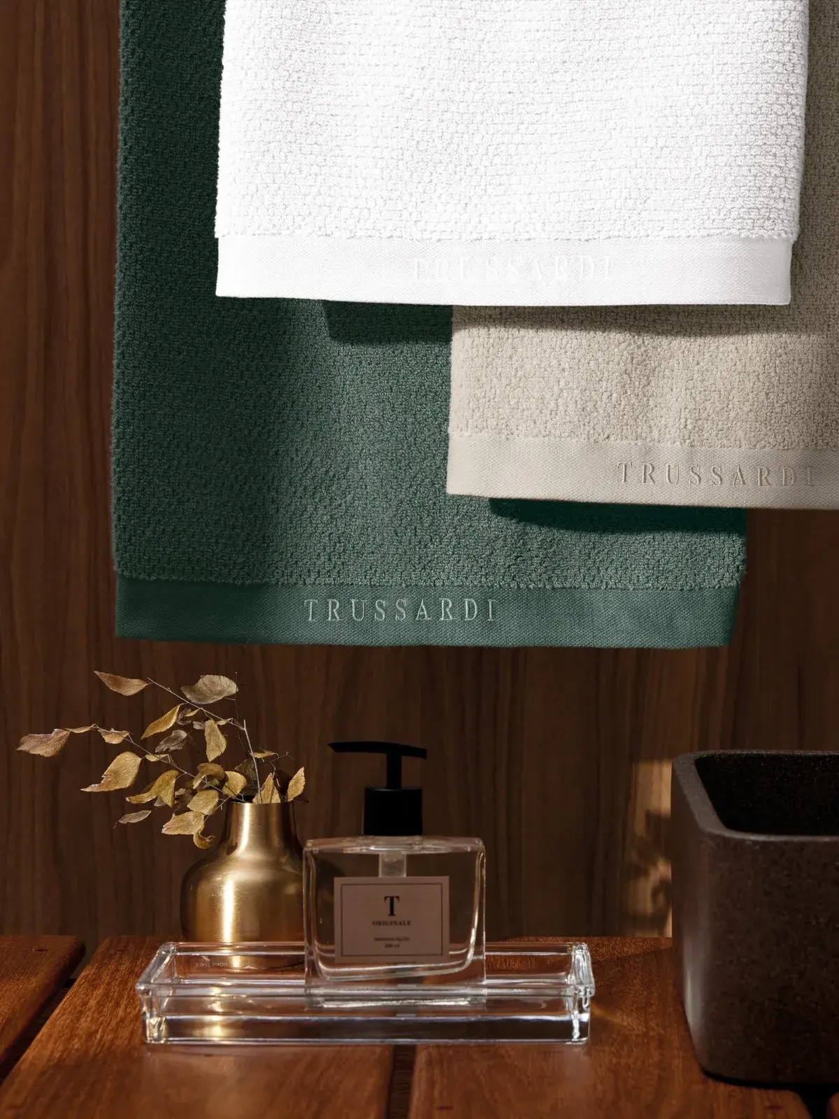 Toalha Trussardi 100% algodão Maggiore adriático