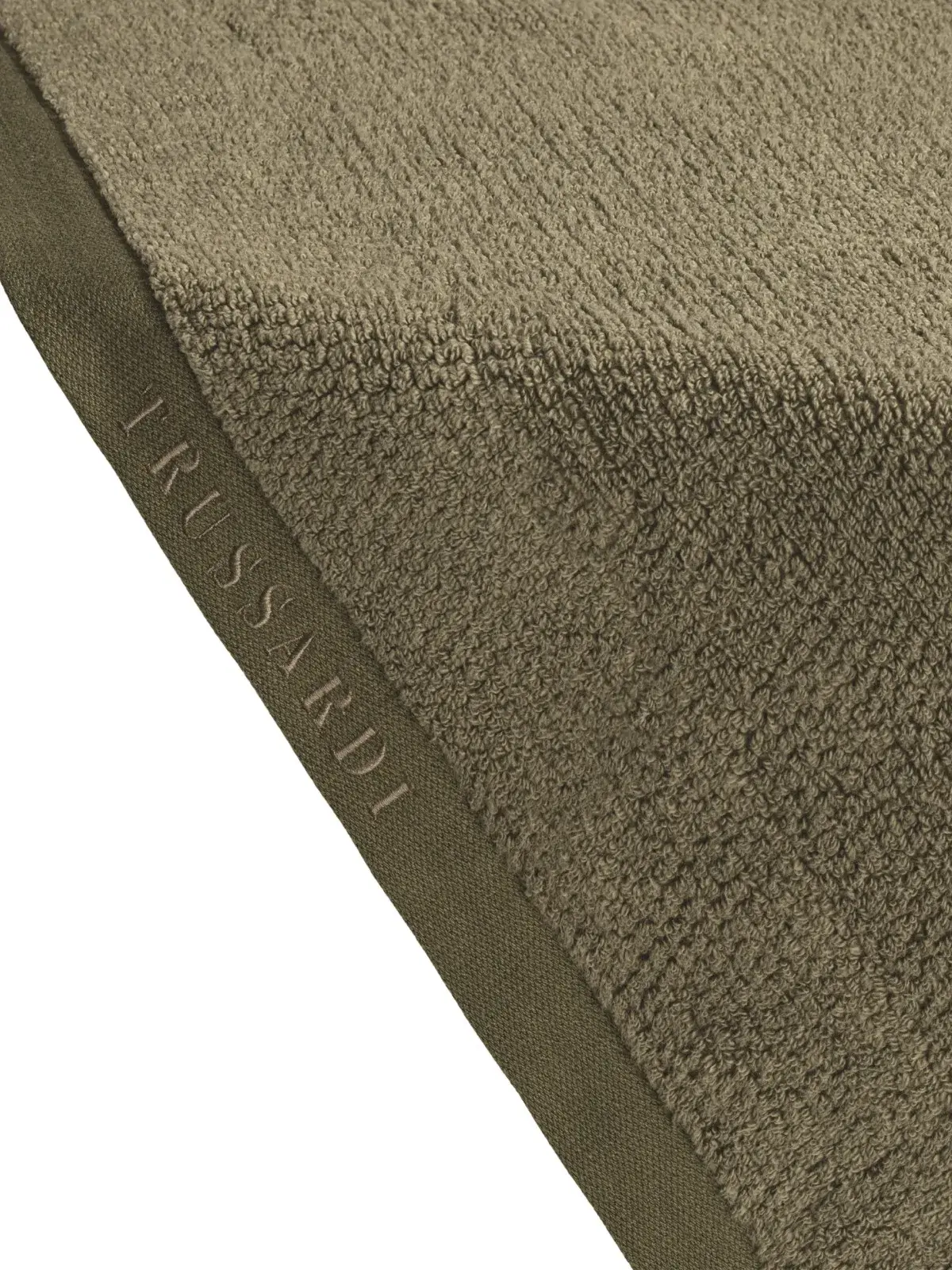 Toalha Trussardi 100% algodão Maggiore oliva