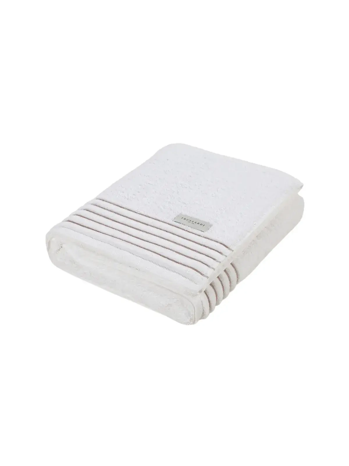 Toalha Trussardi 99% Algodão 1% Poliéster Palladio Ardósia/Branco