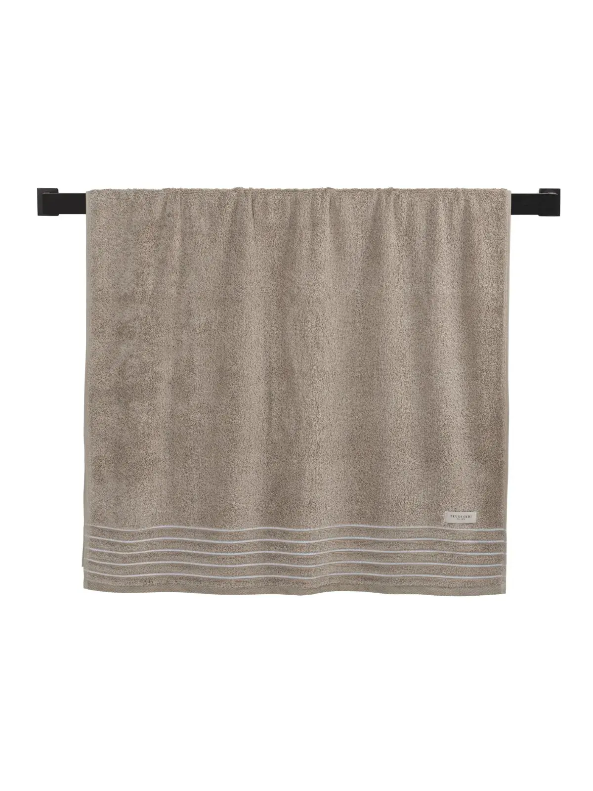 Toalha Trussardi 99% Algodão 1% Poliéster Palladio legno/branco