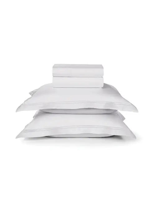Jogo de Cama Trussardi 300 fios 100% Algodão Galieno Branco