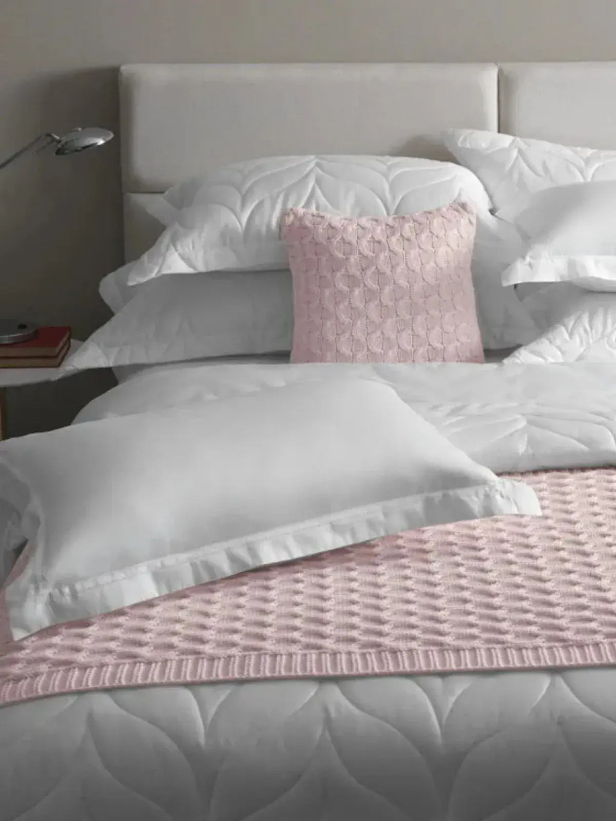 Jogo de Cama Trussardi 300 fios 100% Algodão Galieno Branco