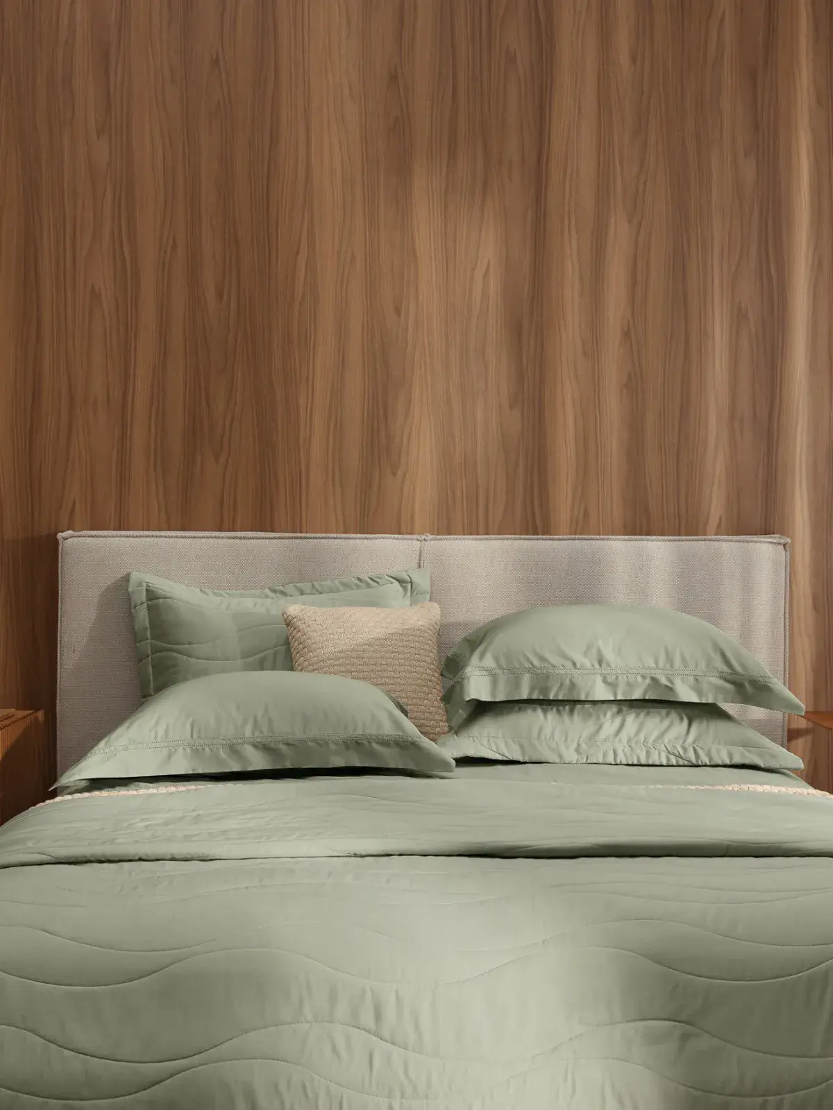 Jogo de Cama Trussardi 300 fios 100% Algodão Galieno Pistacchio