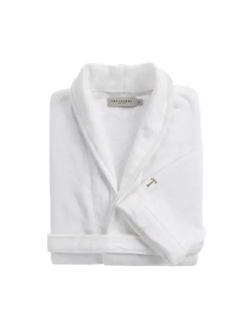 Roupão Trussardi 100% Algodão Feminino Amália Branco