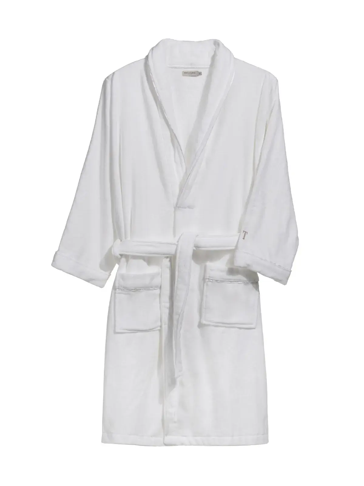 Roupão Trussardi 100% Algodão Feminino Amália Branco