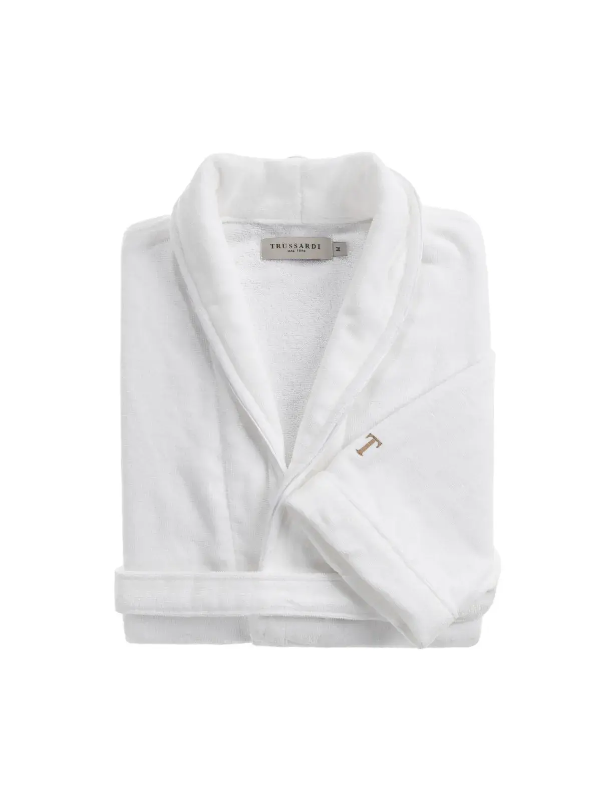 Roupão Trussardi 100% Algodão Feminino Amália Branco