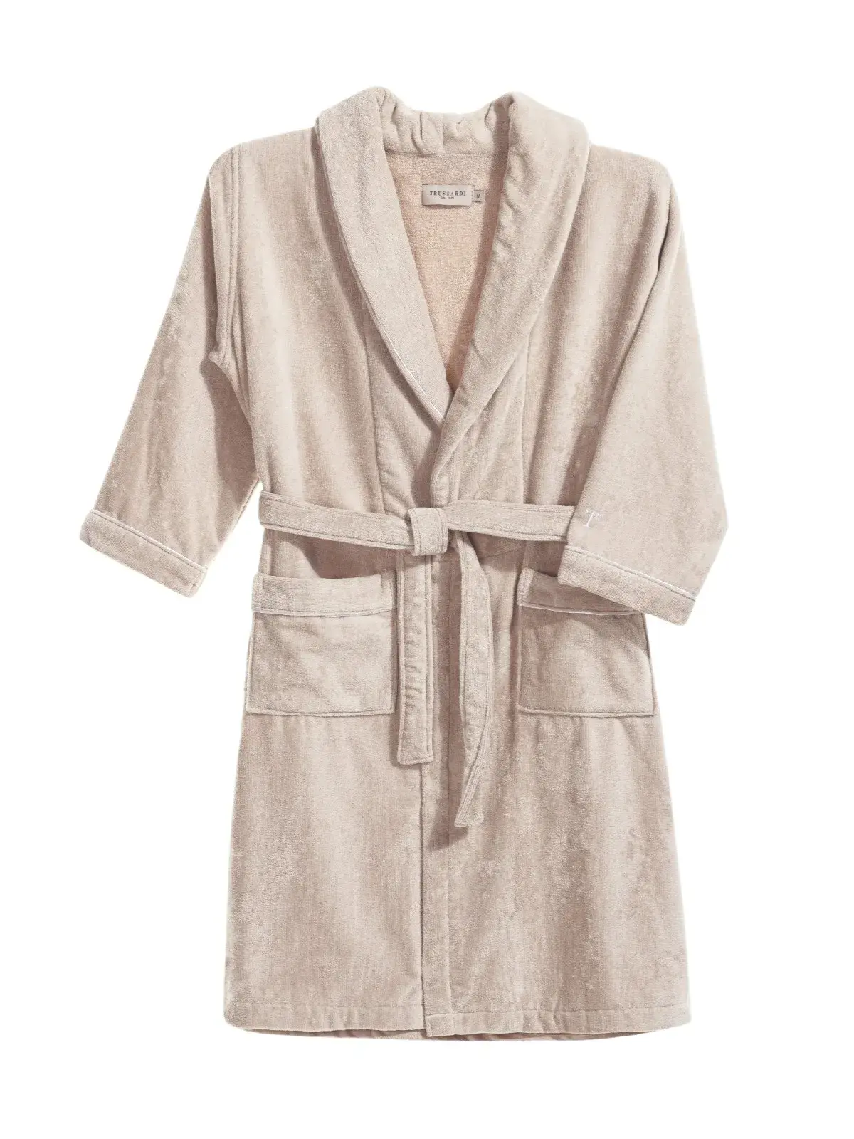 Roupão Trussardi 100% Algodão Feminino Amália nocciola