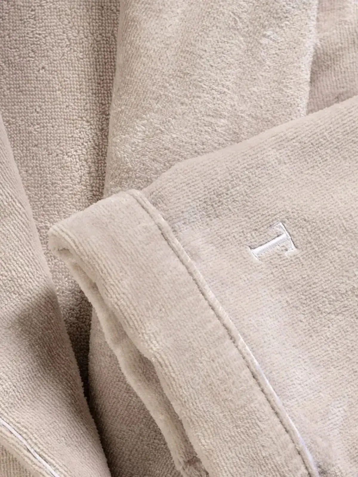 Roupão Trussardi 100% Algodão Feminino Amália nocciola