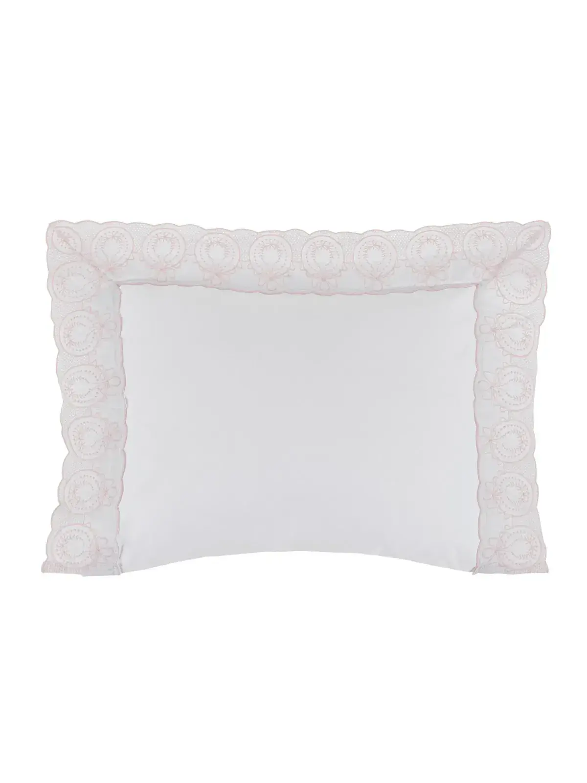 Fronha avulsa Trussardi 100% algodão Olivia Branco Soft/Nude