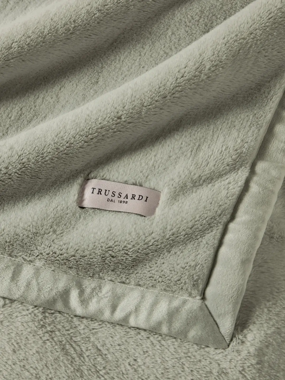 Cobertor Trussardi Microfibra Aveludado Nales Pistacchio
