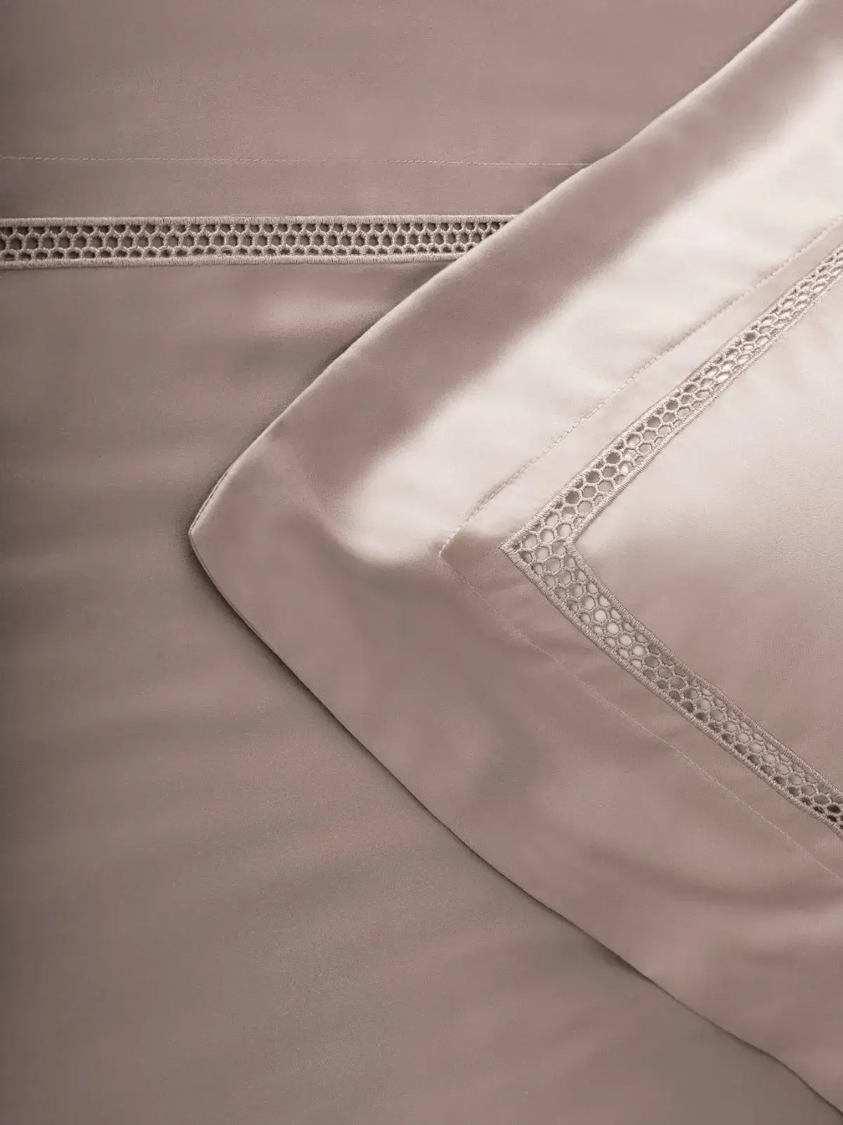 Jogo de Cama Trussardi Bambu 300 fios Contessina Nocciola