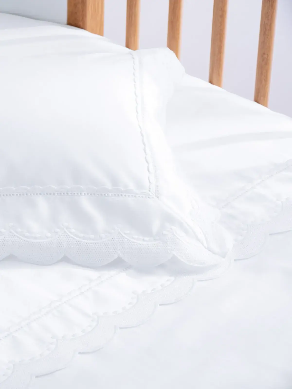 Edredom Trussardi Baby 100% Algodão Egípcio Bianchi Branco
