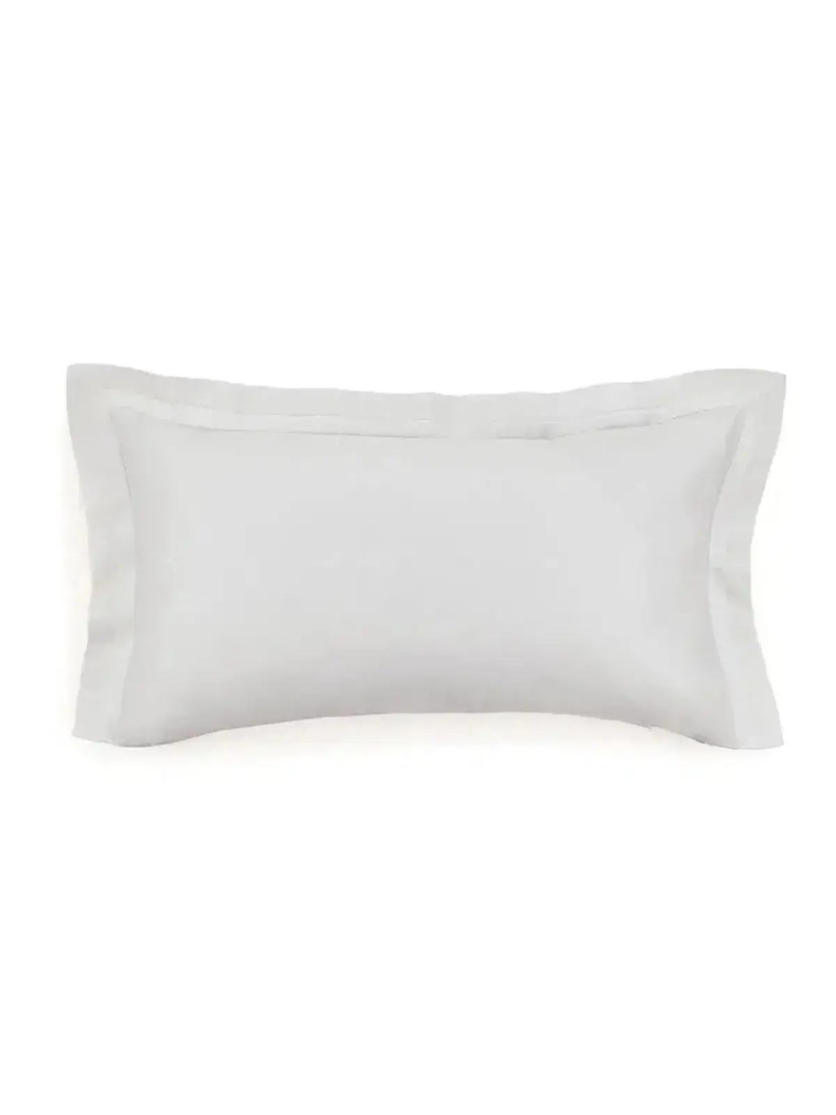 Super Fronha Trussardi 300 fios 100% Algodão Vercelli Branco/Pistacchio