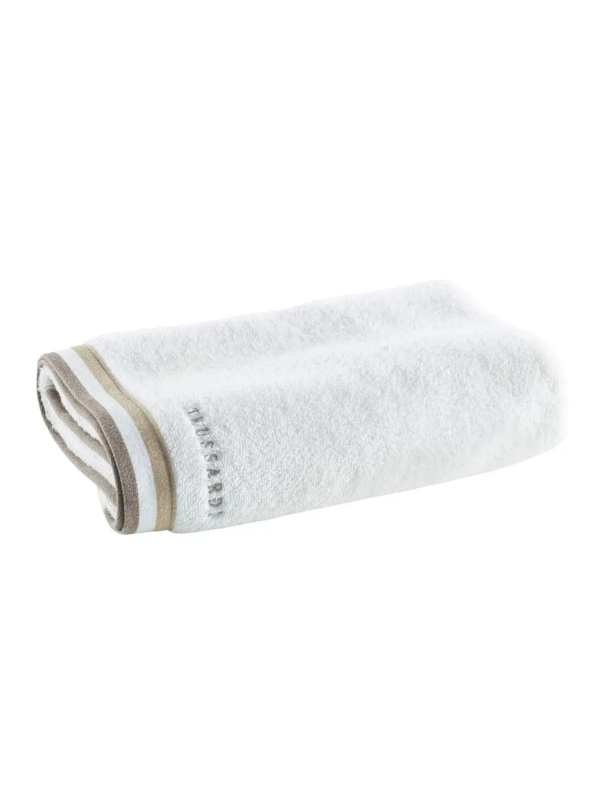 Toalha Trussardi 100% Algodão Montello branco/bege