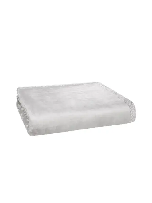 Cobertor Trussardi 100% Microfibra Piemontesi Platino