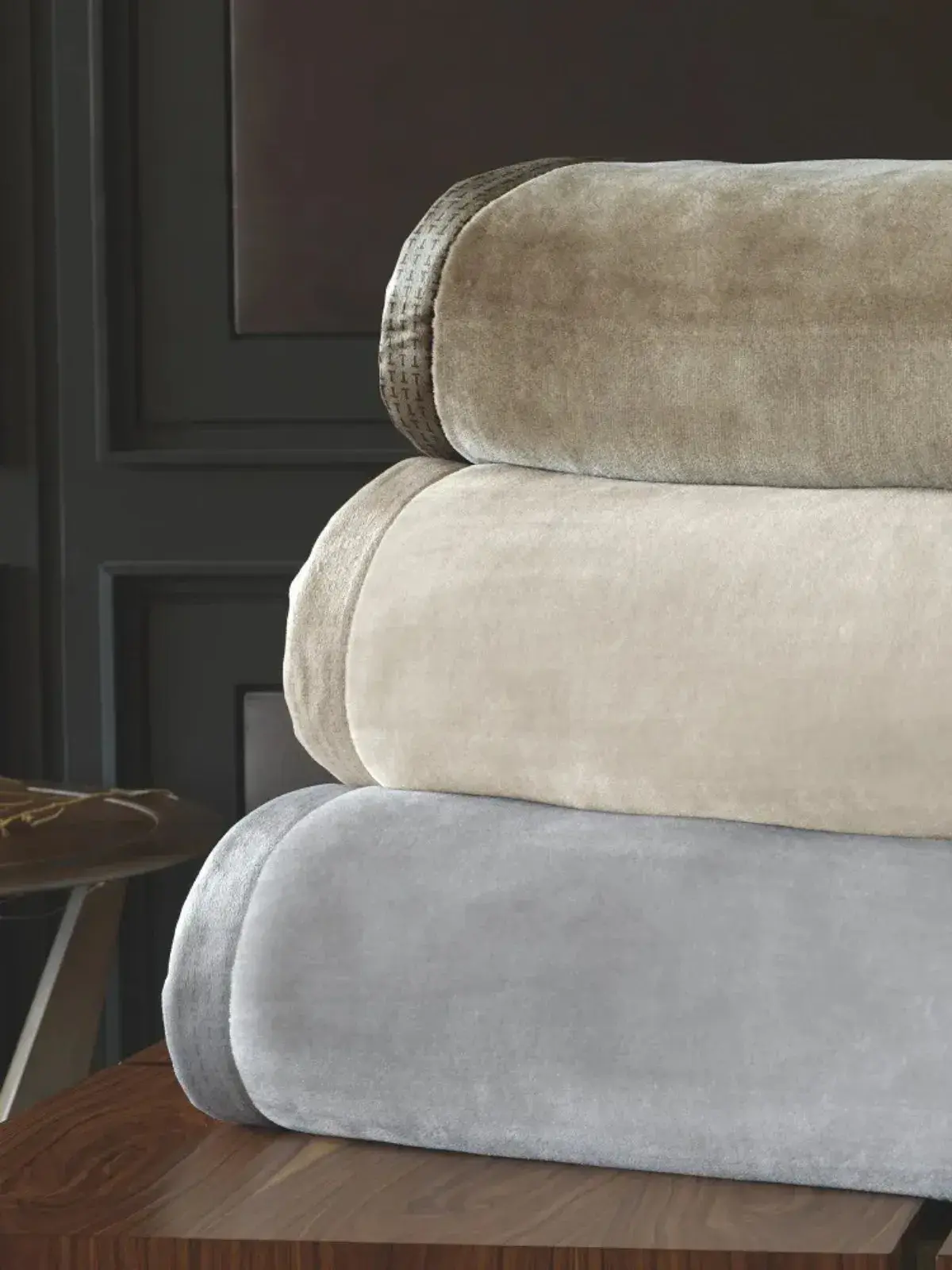 Cobertor Trussardi 100% Microfibra Piemontesi moonbean
