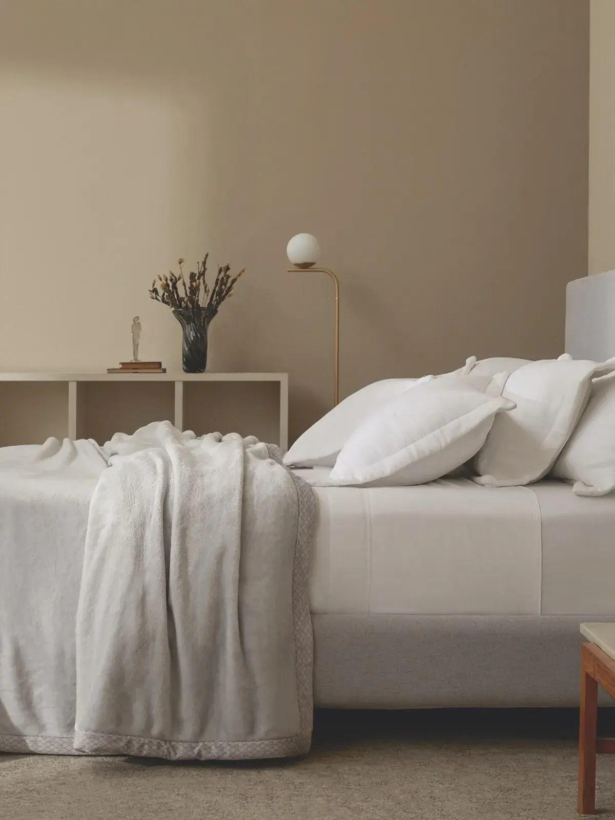 Cobertor Trussardi 100% Microfibra Piemontesi platino