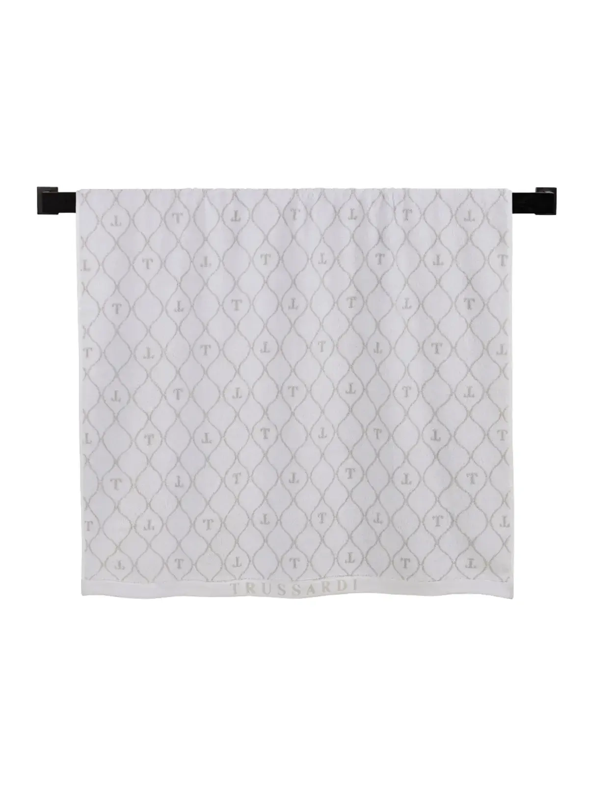 Toalha Trussardi 100% Algodão Speciale Branco/Bege