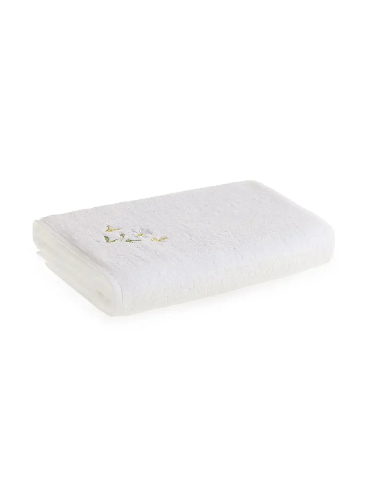 Toalha Trussardi 100% Algodão Margarida Branco