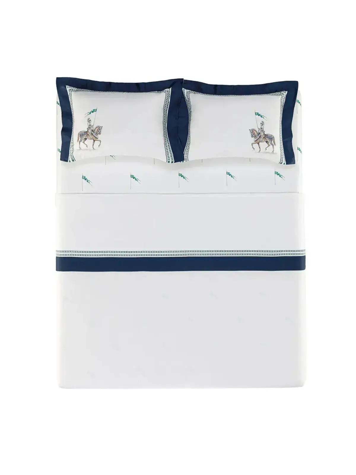 Jogo de Cama Infantil Trussardi 300 fios Cavaliere Casal