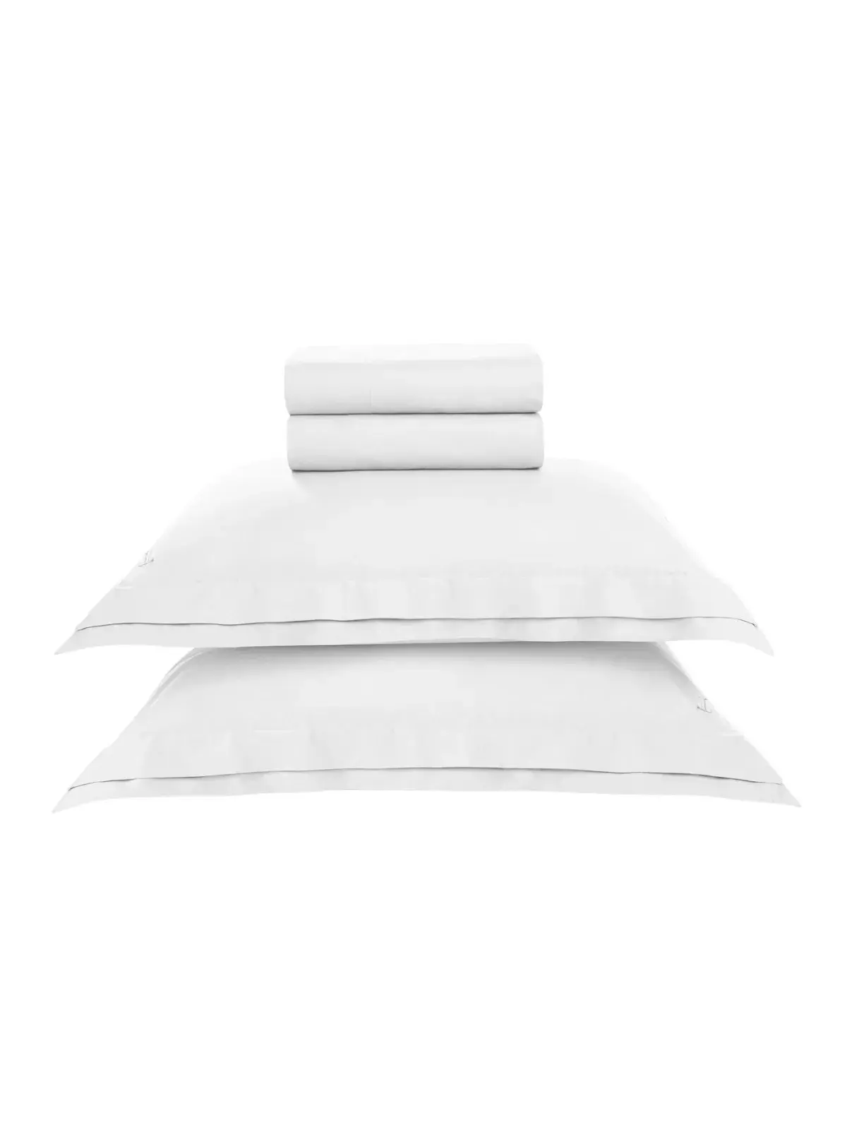 Jogo de Cama Trussardi 200 fios 100% Algodão Novoli Branco