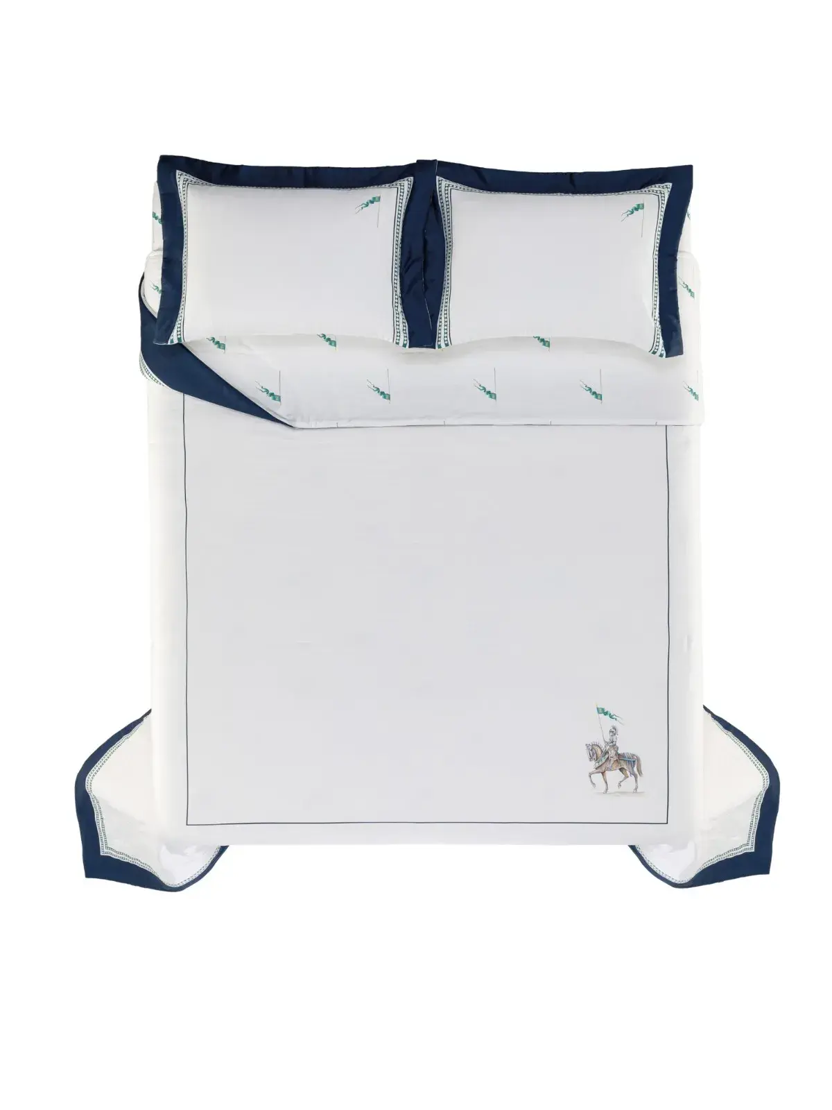 Jogo de Colcha Infantil Trussardi 300 fios Cavaliere Casal