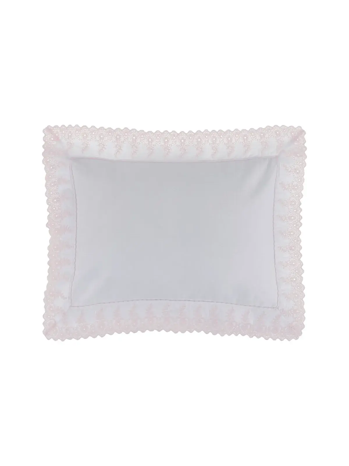 Almofada Trussardi 100% Algodão Bella branco/rosa