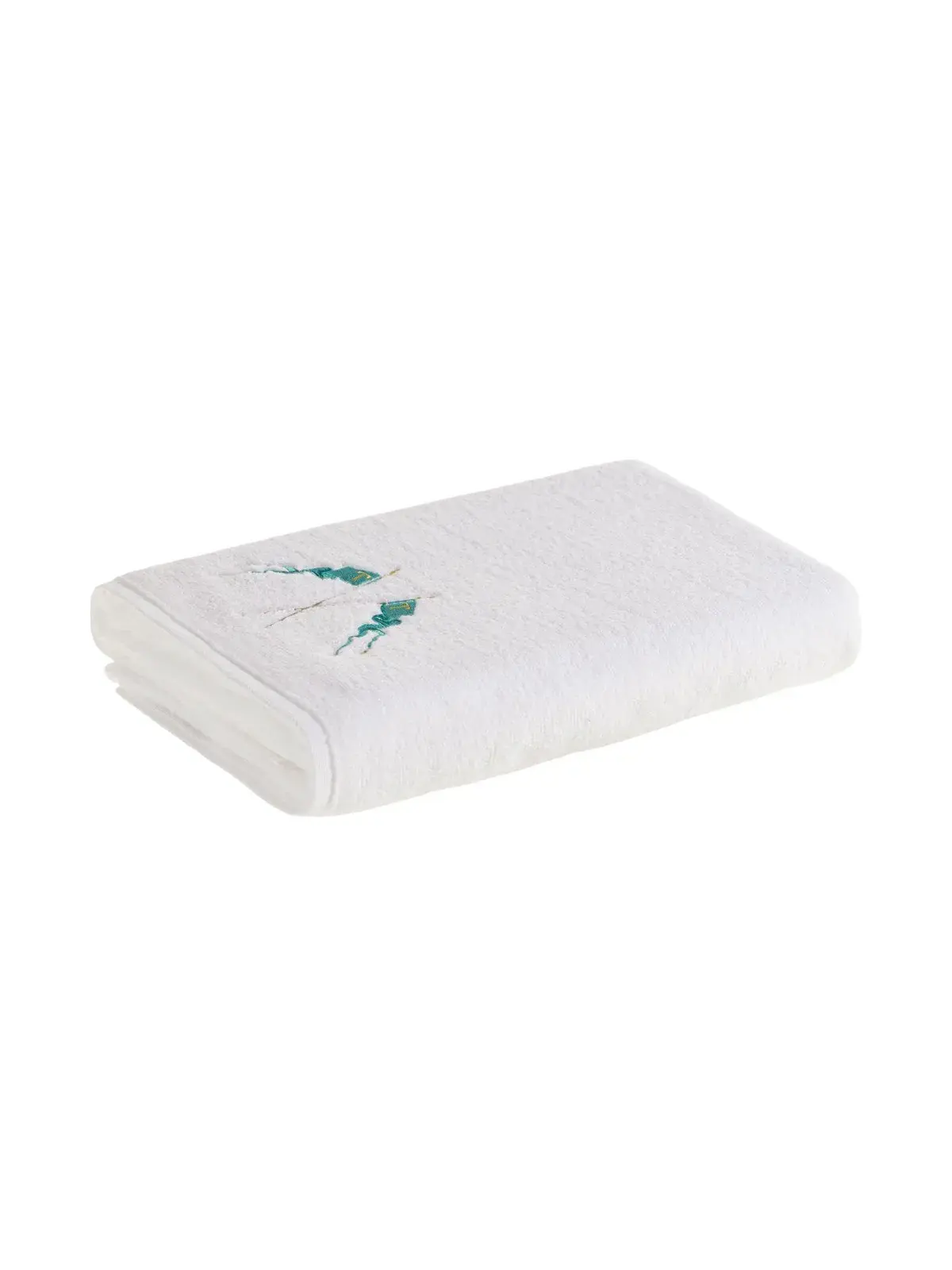 Toalha Trussardi 100% Algodão Cavaliere Branco