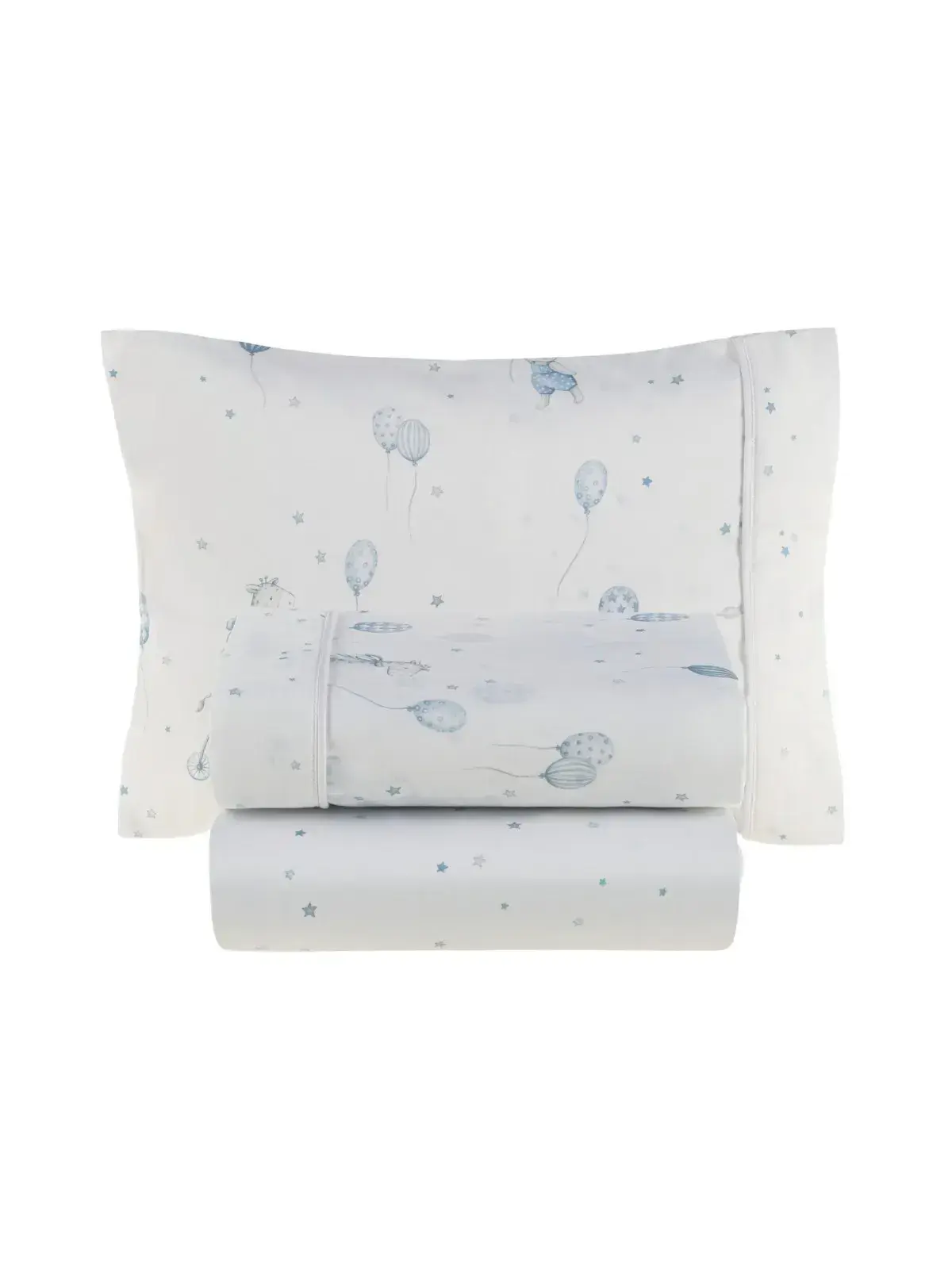 Jogo de Berço 3 Peças Trussardi Baby 100% Algodão Egípcio Incanto Bebê