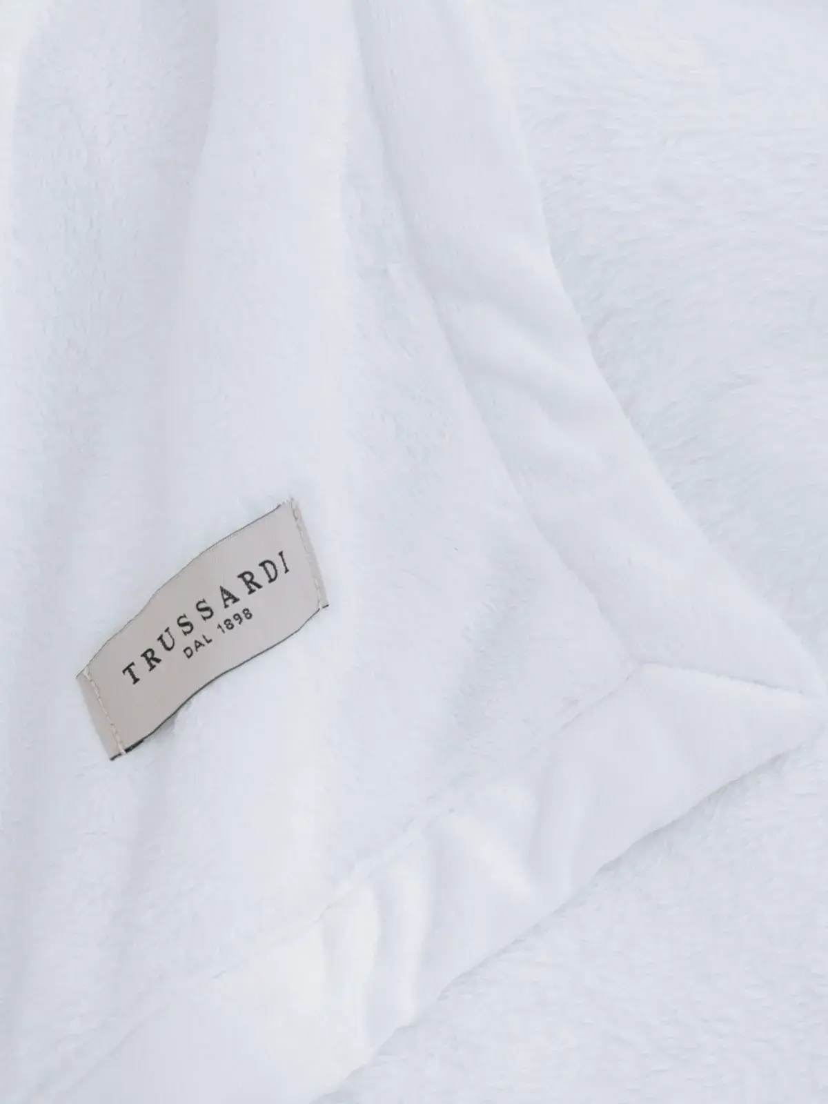 Cobertor Domani Trussardi Baby 100% Poliester Branco