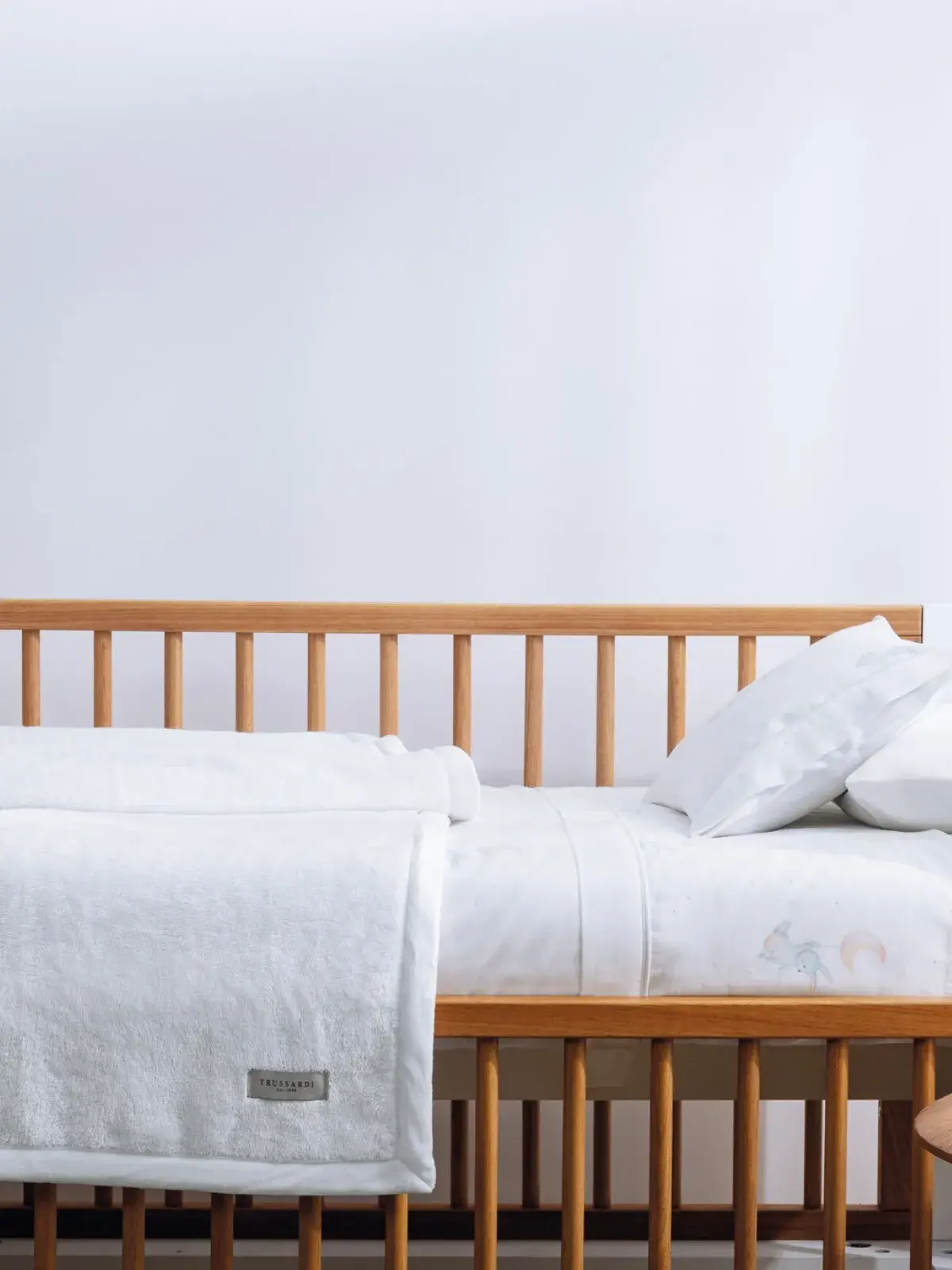 Cobertor Domani Trussardi Baby 100% Poliester Branco