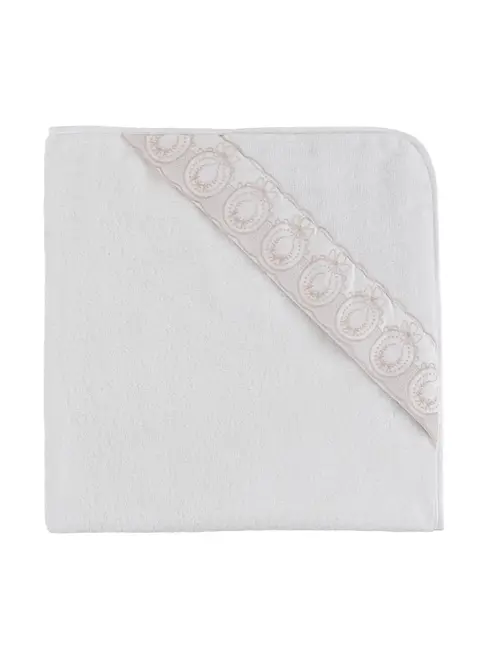 Toalha com Capuz Trussardi Baby 100% Algodão Olivia