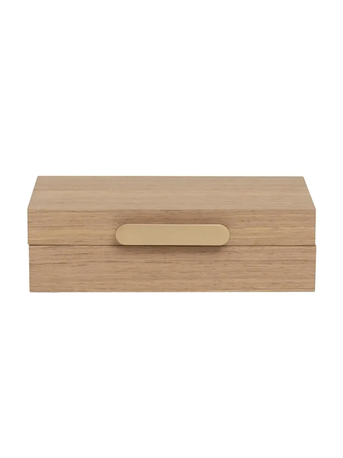 Caixa Decorativa Organizadora em MDF com Fecho Dourado Grande