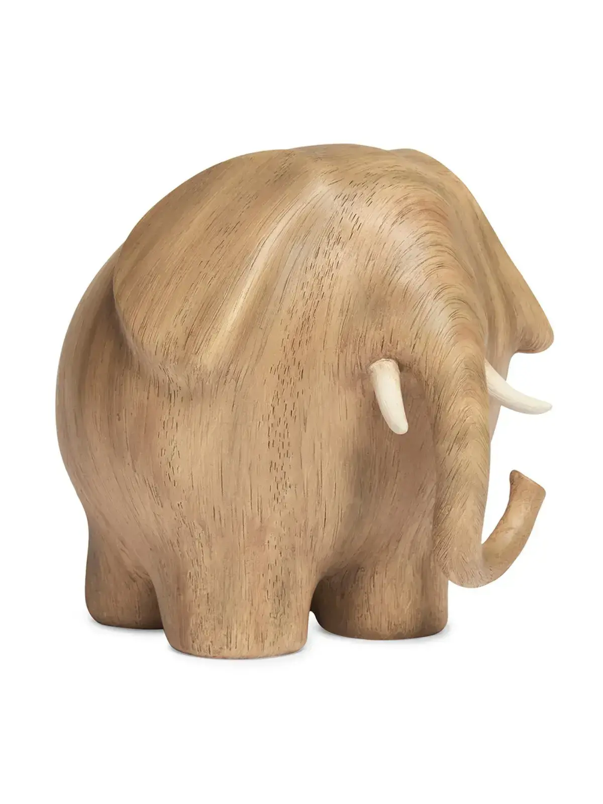 Escultura Decorativa Elefante em Polirresina Madeira
