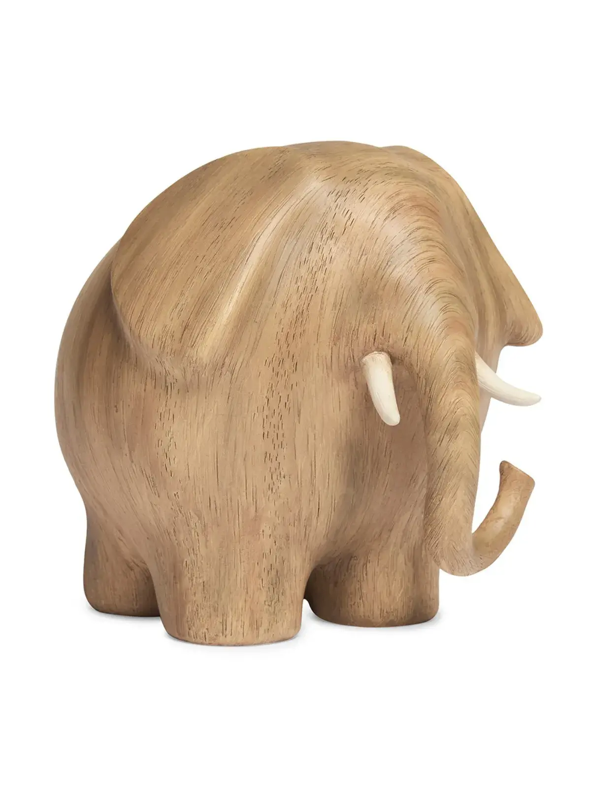 Escultura Decorativa Elefante em Polirresina Madeira