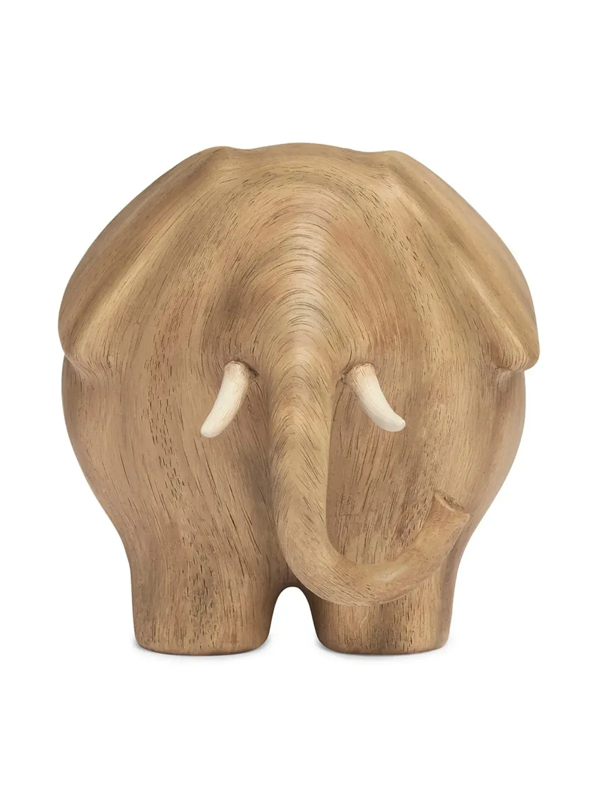 Escultura Decorativa Elefante em Polirresina Madeira