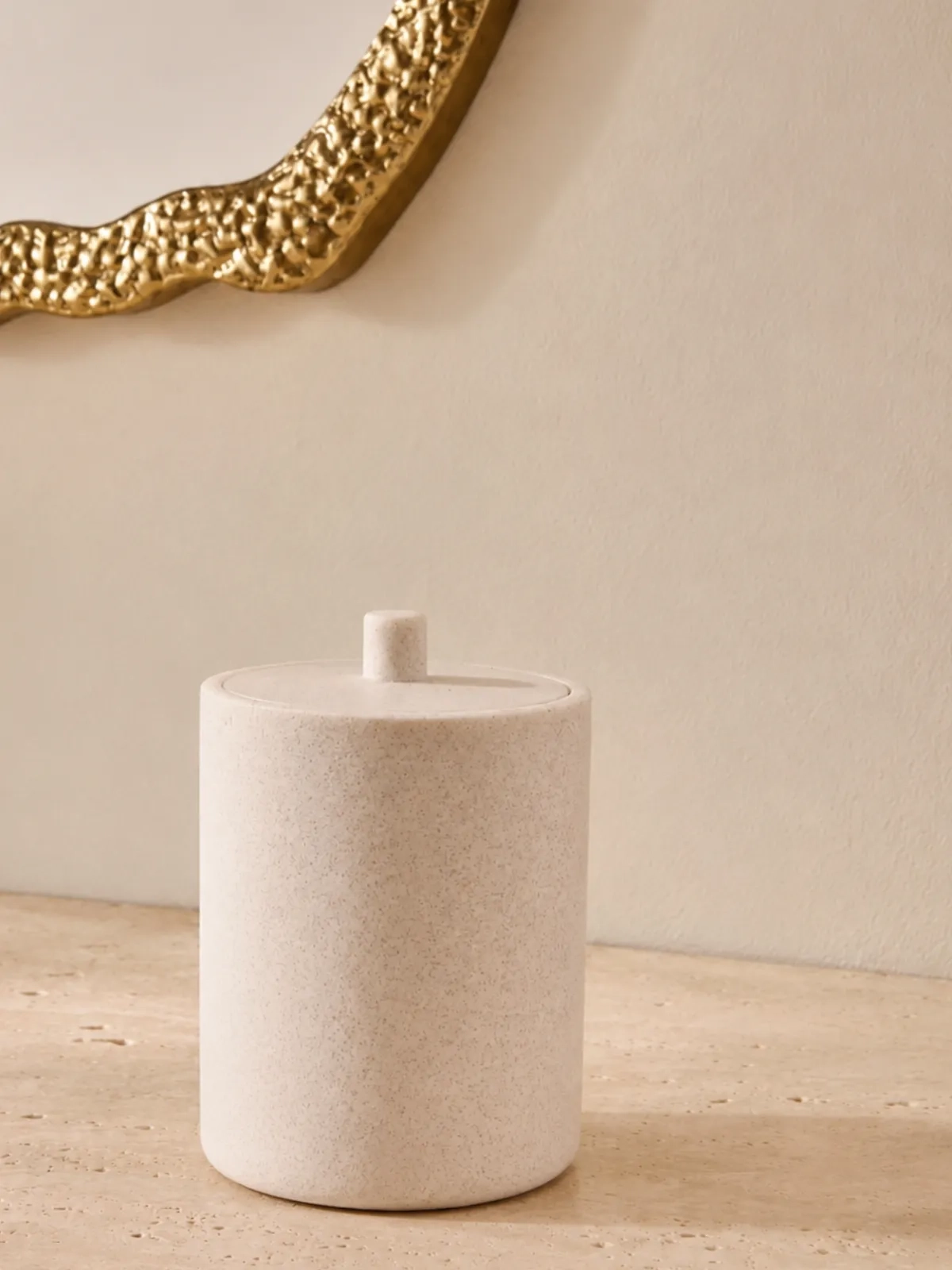 Kit em Polirresina para Banheiro e Lavabo 4 Peças 