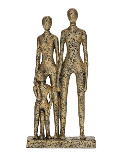 Escultura Decorativa Família (4) em Polirresina