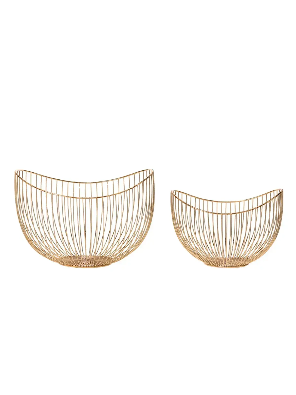 Centro de Mesa em Metal Dourado