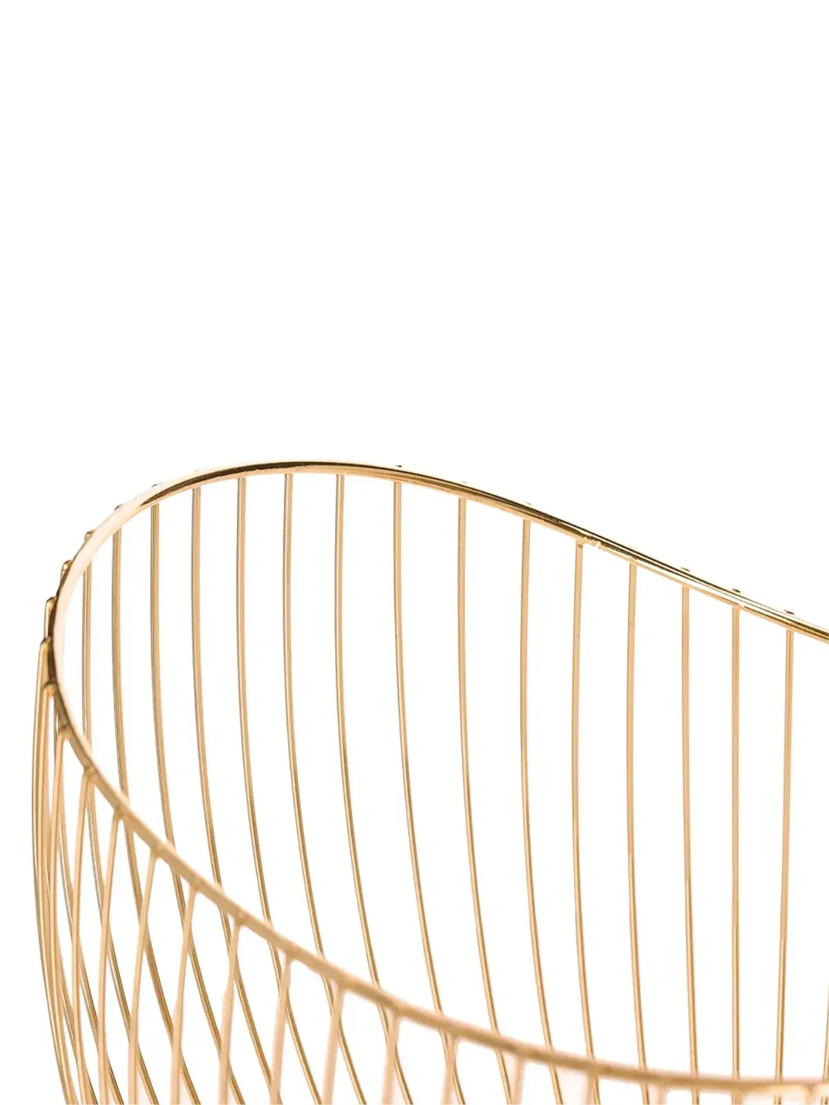 Centro de Mesa em Metal Dourado