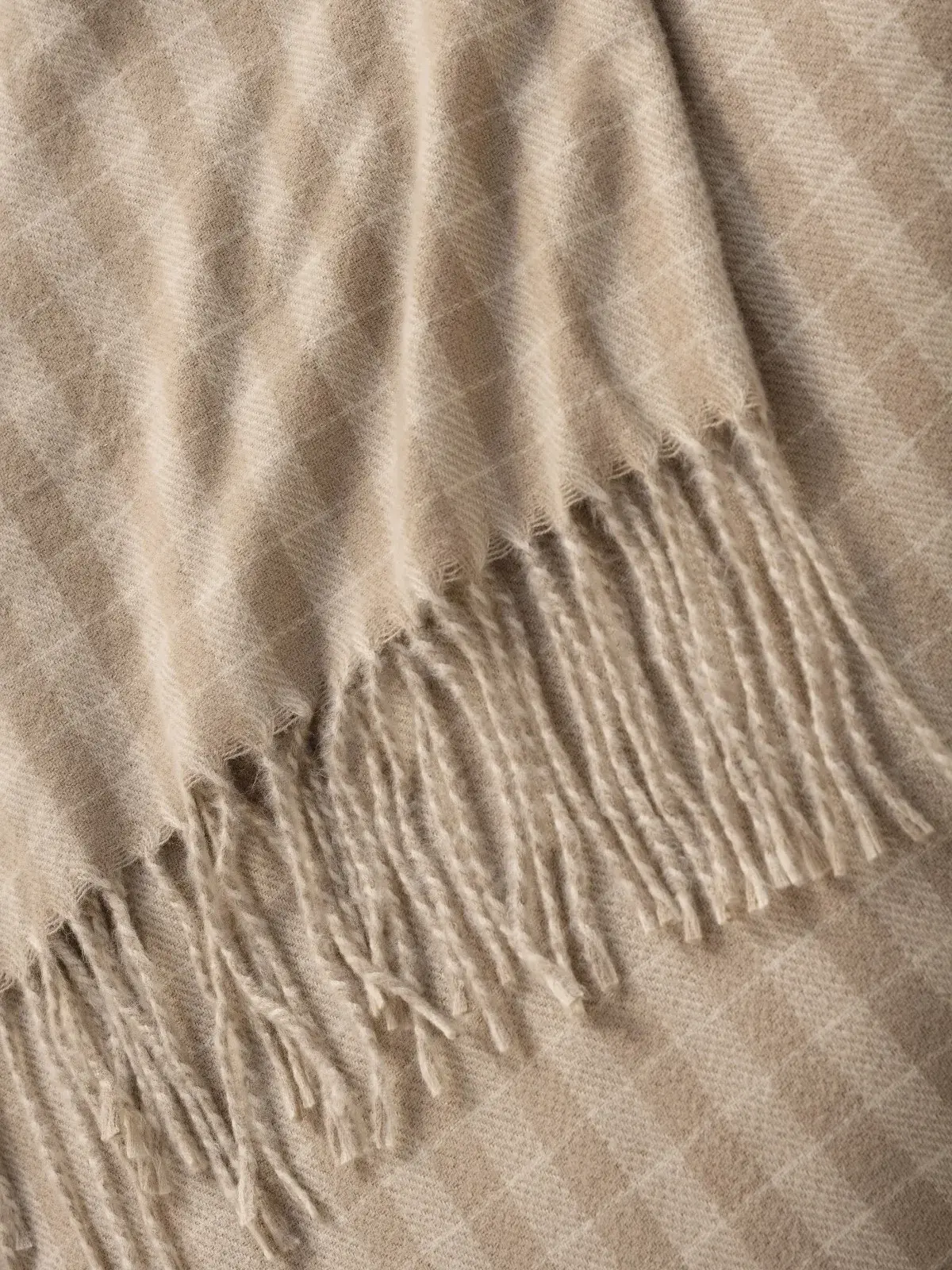 Manta Trussardi Rione nocciola/bege