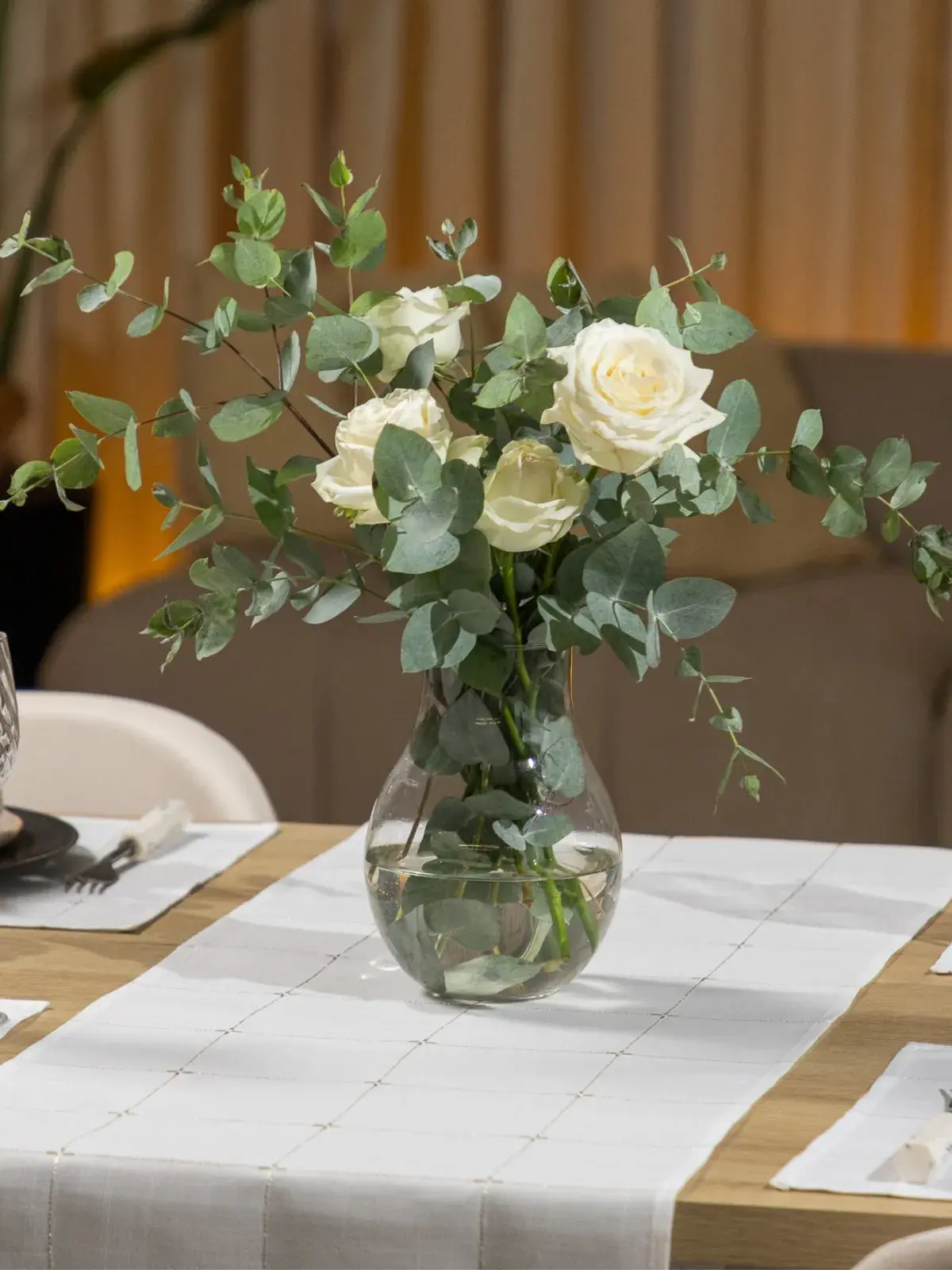 Caminho de Mesa Unite 40cm x 1.72m sirius branco