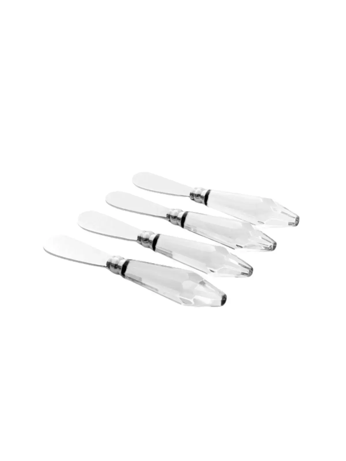Conjunto de Espatulas 4 Pecas Garbo Luma Silver